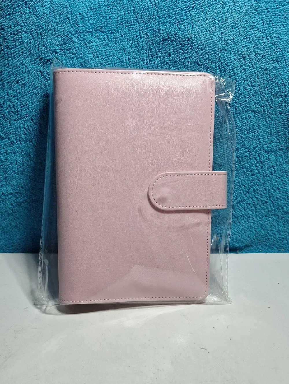 Light Pink A6 Binder Budget Financial Planner Journal with 6 Pockets Inserts NEW